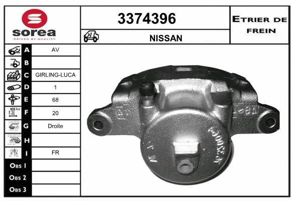 Brake Caliper (3374396)