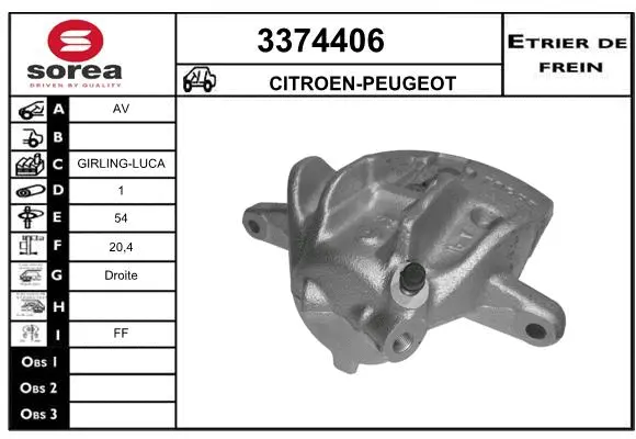Brake Caliper (3374406)