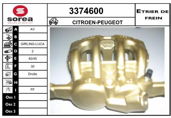 Brake Caliper (3374600)