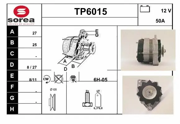 Alternator (TP6015)
