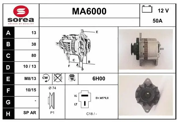 Alternator (MA6000)