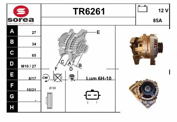 Alternator (TR6261)