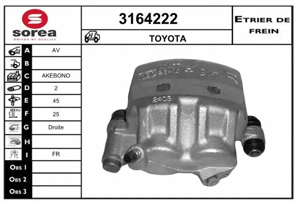 Brake Caliper (3164222)