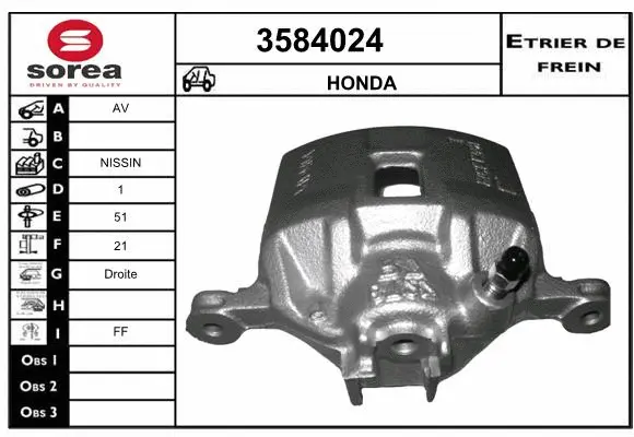 Brake Caliper (3584024)