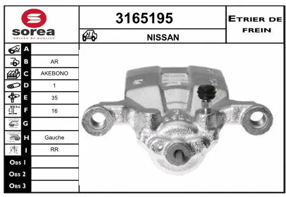 Brake Caliper (3165195)