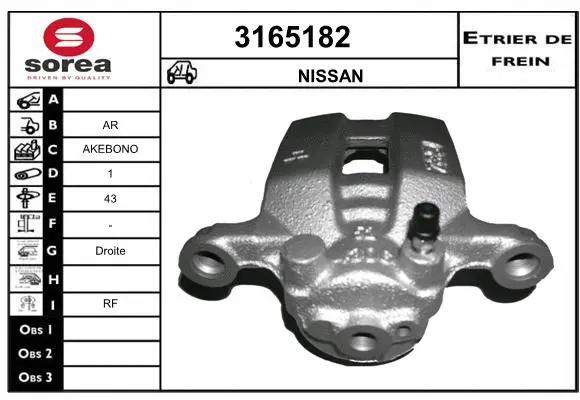 Brake Caliper (3165182)