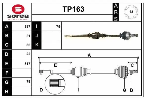 Drive Shaft (TP163)
