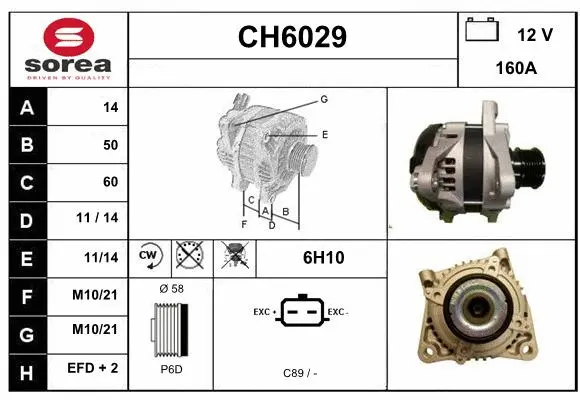 Alternator (CH6029)