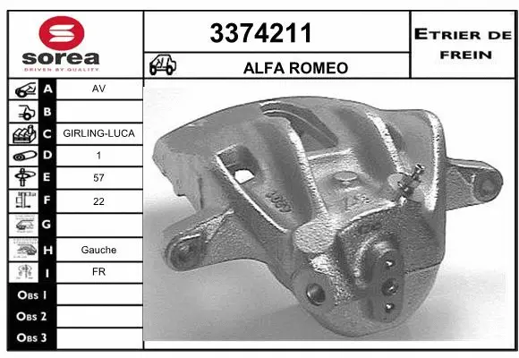 Brake Caliper (3374211)