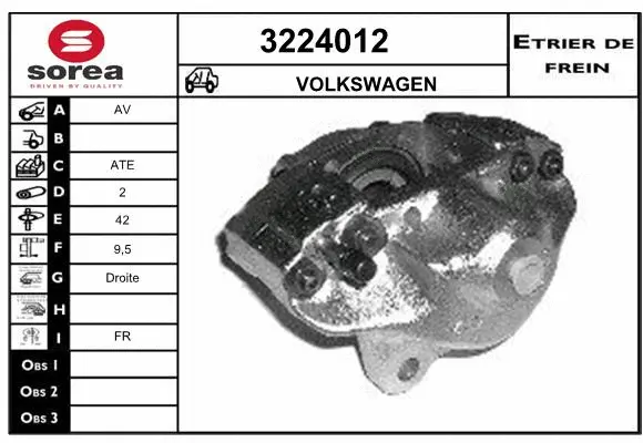 Brake Caliper (3224012)