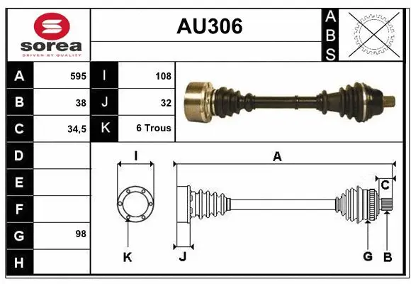 Drive Shaft (AU306)