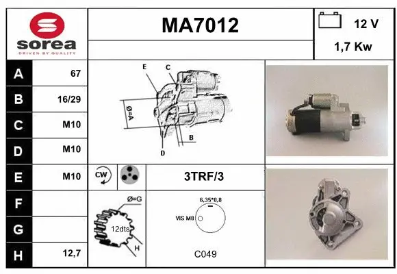 Starter (MA7012)