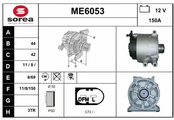 Alternator (ME6053)