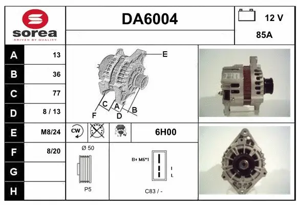 Alternator (DA6004)