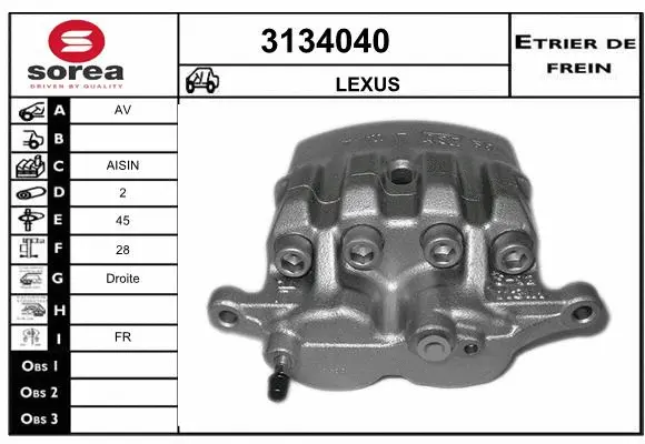 Brake Caliper (3134040)