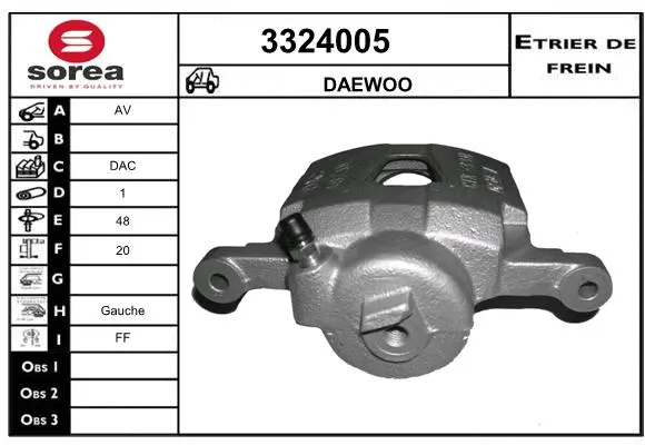 Brake Caliper (3324005)