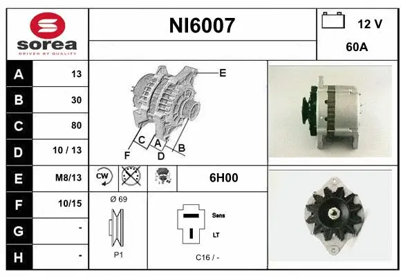 Alternator (NI6007)