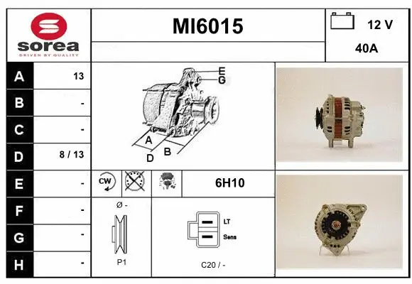 Alternator (MI6015)