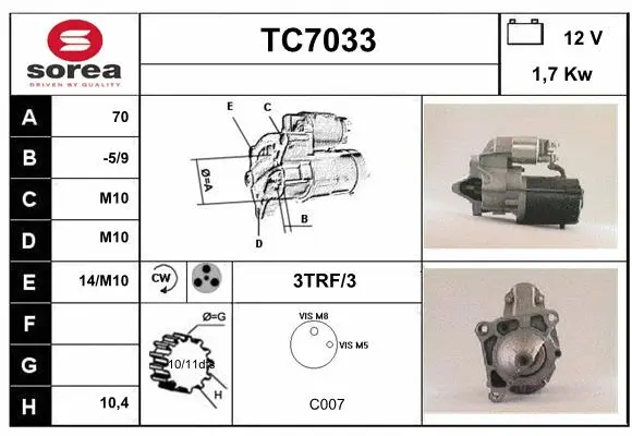 Starter (TC7033)