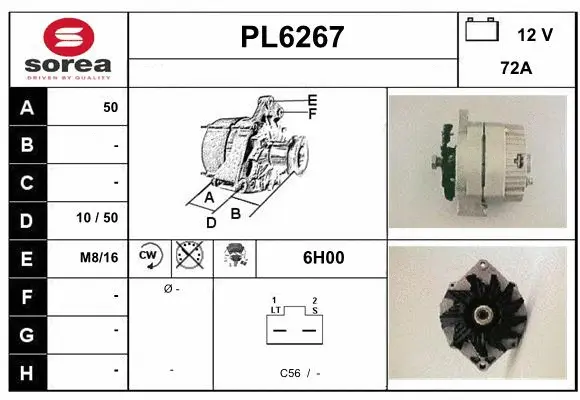 Alternator (PL6267)