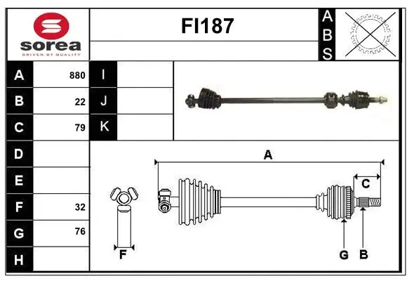 Drive Shaft (FI187)