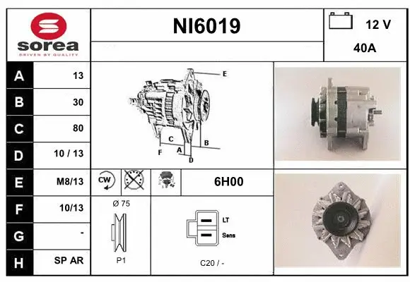 Alternator (NI6019)