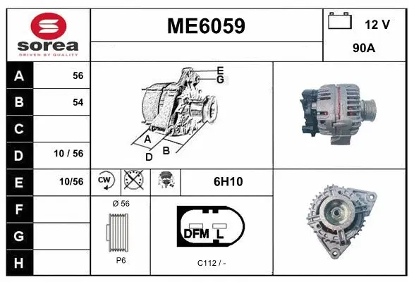 Alternator (ME6059)