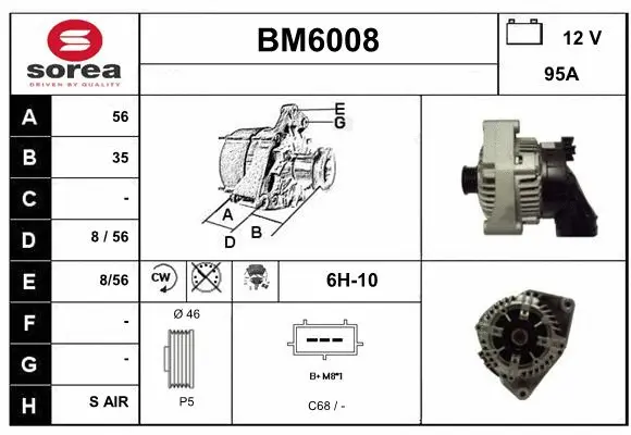 Alternator (BM6008)