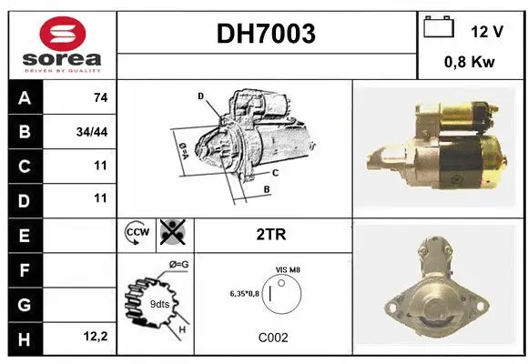 Starter (DH7003)