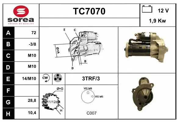 Starter (TC7070)