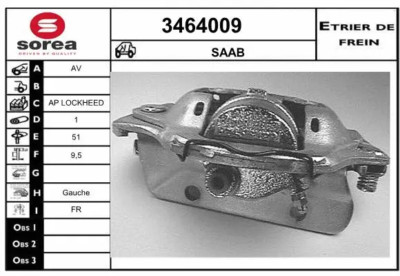 Brake Caliper (3464009)