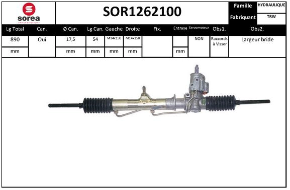 Steering Gear (SOR1262100)