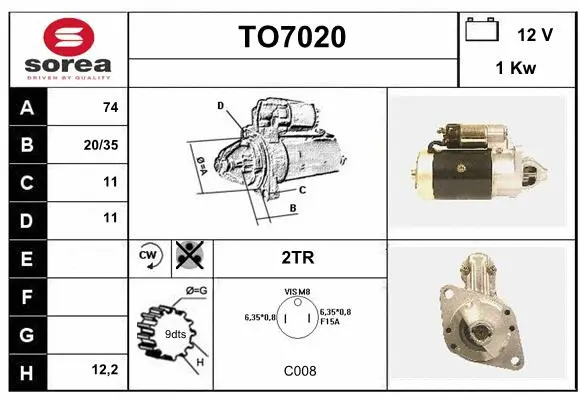 Starter (TO7020)