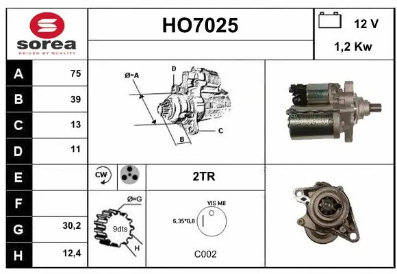 Starter (HO7025)