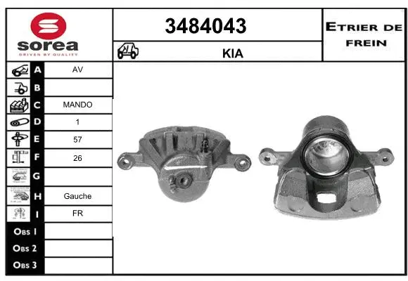 Brake Caliper (3484043)