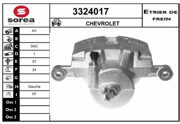 Brake Caliper (3324017)