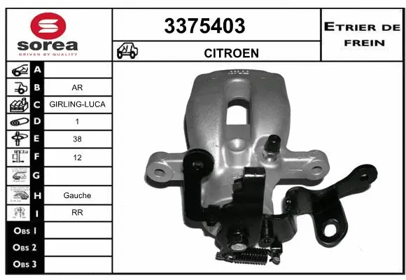 Brake Caliper (3375403)