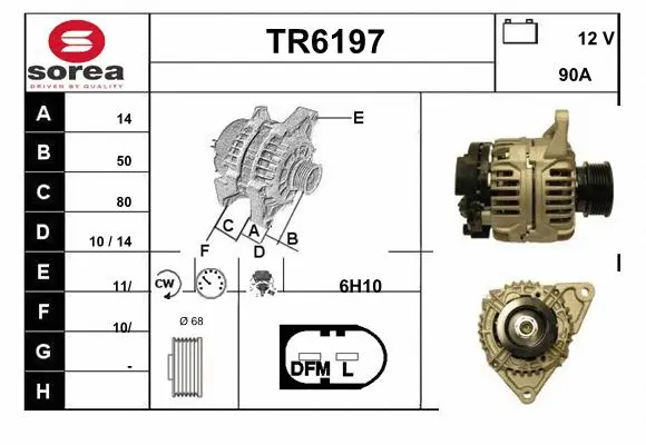 Alternator (TR6197)