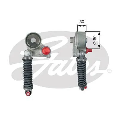 Belt Tensioner, V-ribbed belt (39264)