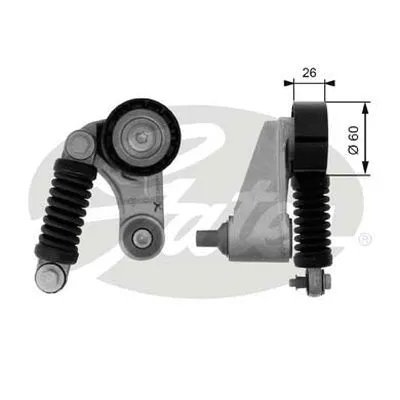 Belt Tensioner, V-ribbed belt (38457)