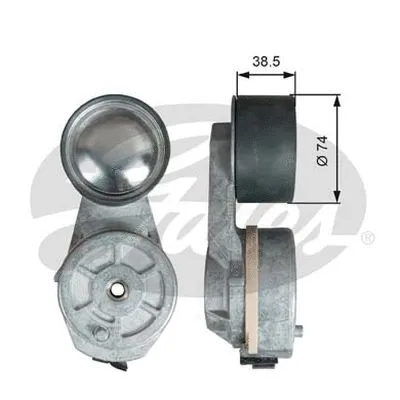 Belt Tensioner, V-ribbed belt (38713)