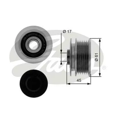 Alternator Freewheel Clutch (OAP7087)