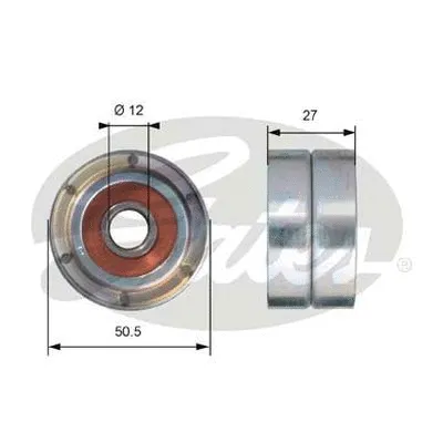 Deflection/Guide Pulley, timing belt (T42102)