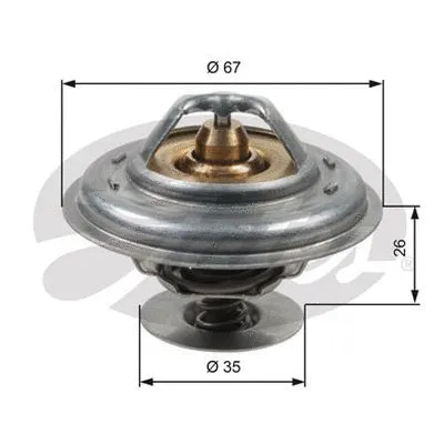 Thermostat, coolant (TH13287G1)