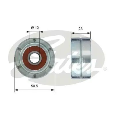 Deflection/Guide Pulley, timing belt (T42103)