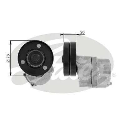 Belt Tensioner, V-ribbed belt (38287)