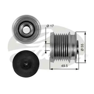 Alternator Freewheel Clutch (OAP7086)