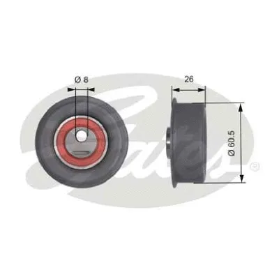 Tensioner Pulley, timing belt (T41253)