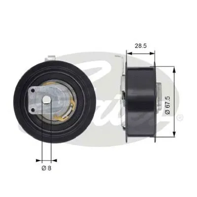 Tensioner, timing belt (T43110)