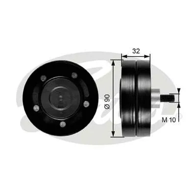 Deflection/Guide Pulley, V-ribbed belt (36187)